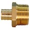 Apollo 3/4 in. Brass PEX Barb x 1 in. Male Pipe Thread Reducing Adapter APXMA341 - alternate 2